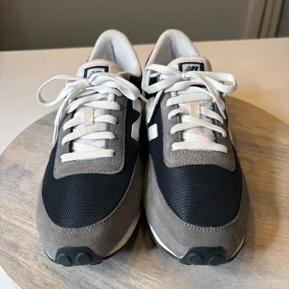 New Balance U410QT Retro Navy Grey Red Leather Suede Men’s Sneakers US Size 13 - Picture 4 of 9